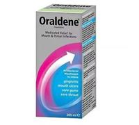 Oraldene Medicated Relief for Mouth & Throat Infections 200ml Pack of 1