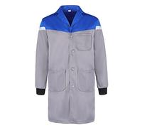 Oralidera Men's Warehouse Work Coat Factory Dust Proof Work Clothes Garage Work Overall Painter Clothes Warehouse Workwear Jacket DIY Over Coat