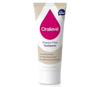 Oralieve Flavour Free Toothpaste (1 x 75ml), SLS-Free, Non-Foaming Formula for Dry, Sensitive Mouths with Fluoride & Xylitol - Genuine Oralieve Toothpaste