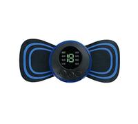 Oraliu Neuro Corrective Therapy Device - EMS Muscle Stimulator with Remote, Rechargeable, 5 Pads, Portable Pain Relief for Back & Neck (Black-2pcs)