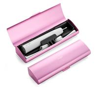 Oralphi Aluminum Electric Toothbrush Travel Case for Oral B/Oral-B Pro/iO/Philips Sonicare 5300 4100 and Most Electric Toothbrush,Portable Toothbrush Holder/Cover for Traveling-Pink