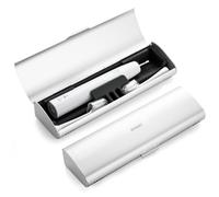 Oralphi Aluminum Electric Toothbrush Travel Case for Oral B/Oral-B Pro/iO/Philips Sonicare 5300 4100 and Most Electric Toothbrush,Portable Toothbrush Holder/Cover for Traveling-Silver