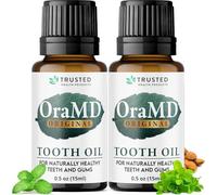 OraMD 4-in-1 Original Strength Tooth Oil- Clinically Tested Gum Disease Treatment for Adults, Gingivitis Treatment and Sensitive Teeth and Gums - All-Natural Solution (2-Pack)