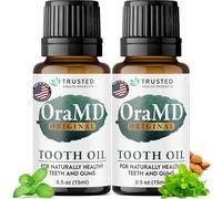 OraMD 4-in-1 Original Strength Tooth Oil- Clinically Tested Gum Disease Treatment, Gingivitis Treatment and Sensitive Teeth and Gums - All-Natural Solution (2 Pack)
