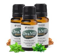 OraMD Original Tooth Oil - Healthy Gums, Fresh Breath and Helps with Sensitive Teeth - All-Natural Solution Better Than Mouthwash (3-Pack)