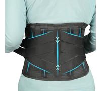 Oramuon Back Support Belt for Men and Women, for Lower Back Pain Relief, with 7 Metal Stays, Comfy Lower Back Brace for Sciatica,Scoliosis, Breathable Lumbar Support Belt for Daily Work & Activity