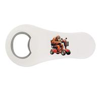 'Orang Utan On Mobility Scooter' Bottle Opener Fridge Magnet (BO00086970)