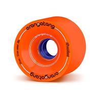 Orangatang 4 President 70 mm 80a Cruising Longboard Skateboard Wheels (Orange, Set of 4)