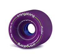 Orangatang 4 President 70 mm 83a Cruising Longboard Skateboard Wheels (Purple, Set of 4)