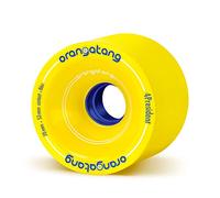 Orangatang 4 President 70 mm 86a Cruising Longboard Skateboard Wheels (Yellow, Set of 4)
