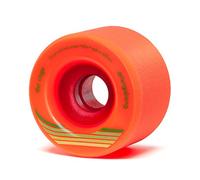 Orangatang Cage 73 mm 80a Freeride Longboard Skateboard Wheels (Orange, Set of 4)