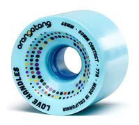 Orangatang Love Handles Longboard Wheels 65mm, Blue 77a (WH-ORA-65-LOV-77)