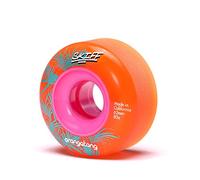 Orangatang Skiff 62 mm 80a All-Terrain Skateboard Wheels (Orange, Set of 4)