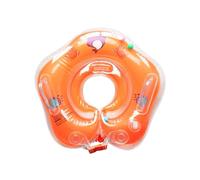(orange, 1-18 months) swimming pool and bath baby neck ring