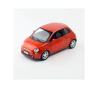 (Orange)1/28 Fiat 500 Toy Car Miniature CCA Classic Model Diecast Alloy Collection Doors Openable