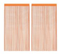 (orange, 100 cm) vidaXL 2x String Curtains Room Divider Background 100/140x250 cm Multi Colours