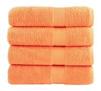 (orange, 100 x 150 cm/ 4 pcs) vidaXL Premium Sauna Towels Guest Bath Towel 10 pcs Grey 600gsm 100% Cotton