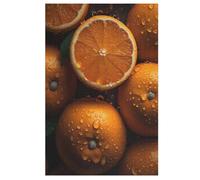 Orange 1000 Pieces Wooden Jigsaw Puzzle for Adults Puzzles Brain Exercise Challenge High Difficulty Game for Kids 78×53cm