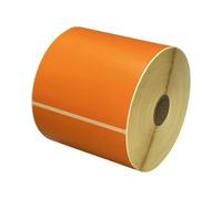 Orange 102mm x 152mm Direct Thermal Labels, Permanent Adhesive, 4" x 6" Labels, 500 per Roll, Compatible with Munbyn, Zebra, Citizen, Toshiba etc Label Printers (102mm x 152mm, 2, Count)