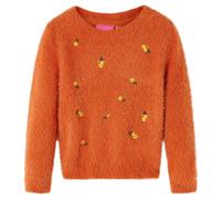 (orange, 104) Kids' Sweater Children Toddler Kids' Tops Sweatshirt Knitwear Knitted Burnt