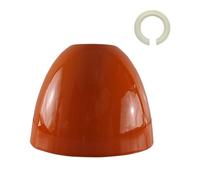 Orange 15Cm Metal Lamp Shade Modern Ceiling Pendant Light, Easy Fit E27 For Kitchen, Bedroom & Living Room