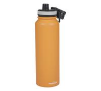 (Orange) 1L Large Stainless Steel Double Walled Bottle