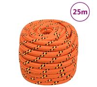 vidaXL Boat Rope Orange 20 mm 25 m Polypropylene