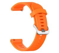 (Orange) 20mm Silicone Watch Strap for Garmin Forerunner 245 Smart Watch Band Replacement