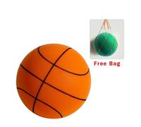 (Orange, 24cm) The Handleshh Silent Basketball - Premium Material, Silent Foam Ball, Unique Design, Training And Playing Helper