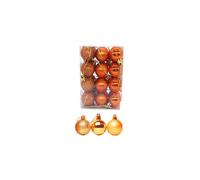 (Orange) 24xChristmas Xmas Tree Balls Ornament Baubles Dec.