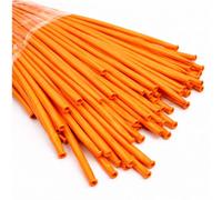 Orange 260Q Modelling Balloons 50 Pack Professional Grade Latex Sculpting Kit for Creative Art Displays Event Decor & DIY Balloon Animals Twisting Essentials for Skilled Artists