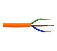 Orange 3 Core Flex Cable Wire 0.75mm 1.0mm 1.5mm 2.5mm Mower Hedge Strimmer Cable ***SOLD PER MTR*** (1.5MM 15Amp Rated)