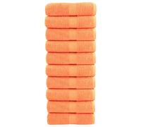 (orange, 30 x 50 cm/ 10 pcs) vidaXL Premium Hand Towels Shower Bath Towel Cream 600 gsm 100% Cotton