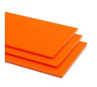 Orange 363 Cast Acrylic Sheet Panel Plastic Material Cut to Size (A3-297mm x 420mm, 3)