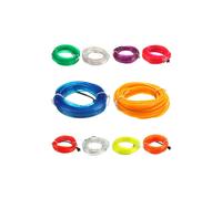 (Orange) 3M Led Flexible EL Wire Neon Glow Light Rope Strip 12V For Christmas Holiday Party