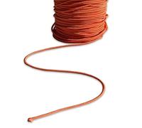 Orange 3mm Elastic Cord Round Stretchy Thread Hat Elastic Cord Thin Elastic Beading String For Masks Hats Jewellery Crafts Hair Accessories Threading Tags (Orange - 3mm - 10 Meters)