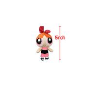 (Orange) 3pcs/ set Cool 1999 Cartoon Network The Powerpuff Girls Plush Toy Soft 9" Doll