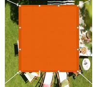 Orange 4.5x7m Sun Shade Sail Canopy for Garden Pergola Patio Water Resistant Awning with 98% UV Block and Wind Protection Includes Free Rope Ideal for Outdoor Sun Protection and Privacy