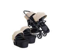 Orange 4 Latte Pushchair Bundle - Twin