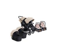 Orange 4 Latte Travel System & Car Seat - Twin