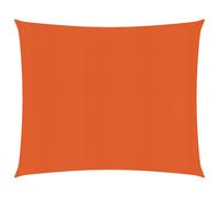 vidaXL Sunshade Sail 160 g/m虏 Square Orange 4x4 m HDPE