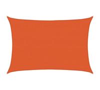 vidaXL Sunshade Sail 160 g/m² Orange 4x6 m HDPE, Orange