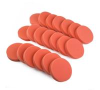 Orange 5 Inch Foam Buffing Pads 20pcs for Polisher | 20-pack value, 125mm diameter, even wax distribution, scratch-free finish, for ideal for car paint