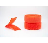 Orange 50mm Sew-on Hook & Loop Tape Alfatex® Brand supplied by the Velcro Companies - Various Lengths (Length: 3m)