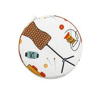 Orange 60inch/150cm Colourful Soft Retractable Measuring Tape for Sewing and Body Measurements, Tape Measure with Fractions Ruler for Accurate Measurements