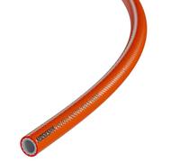 Orange 6mm (1/4 inch) x 11.5mm (15/32 inch) Heavy Duty PVC Reinforced Window Cleaning Pole Hose 10 Metre
