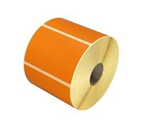 Orange 76mm x 51mm Direct Thermal Labels, 3" x 2" Labels, 1,000 per Roll, Compatible with Munbyn, Zebra, Citizen, Godex, TSC, Toshiba etc Label Printers (76mm x 51mm, 6, Count)