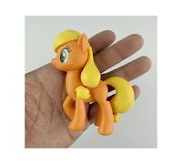 (orange, 8cm) 8cm My Little Poni Action Figures Toy Cartoon Anime Twilight Sparkle Model Doll Room Decoration Birthday