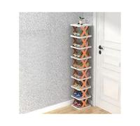 (Orange, 9 layer) 5/7/9 Tier Shoe Rack Storage Organizer Small Shoe Rack Narrow Diy Adjust Shoe Shelf
