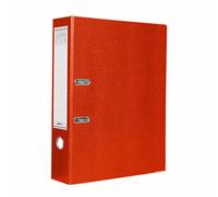 Orange A4 75mm 2D Lever Arch File Folder Rado Lock Vinyl Coated Material Foolscap Folder Nickel Plated Cobra Style File for School, Home and Office